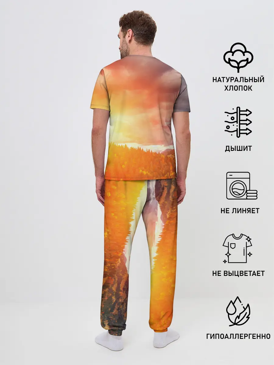 Мужская пижама с брюками / Night Fury