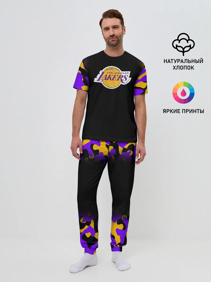 Мужская пижама с брюками / LA LAKERS