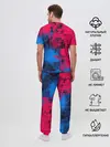 Мужская пижама с брюками / Буря красок