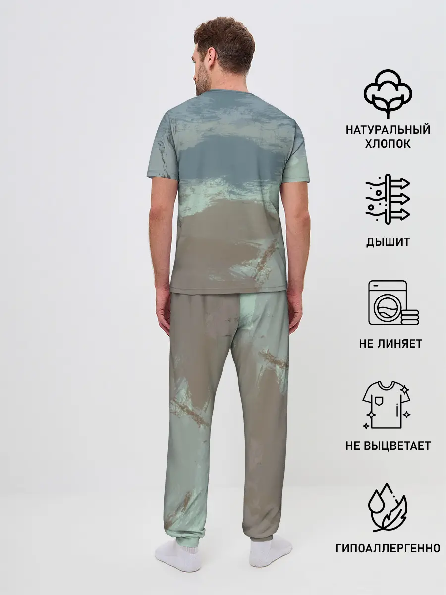 Мужская пижама с брюками / Верные друзья