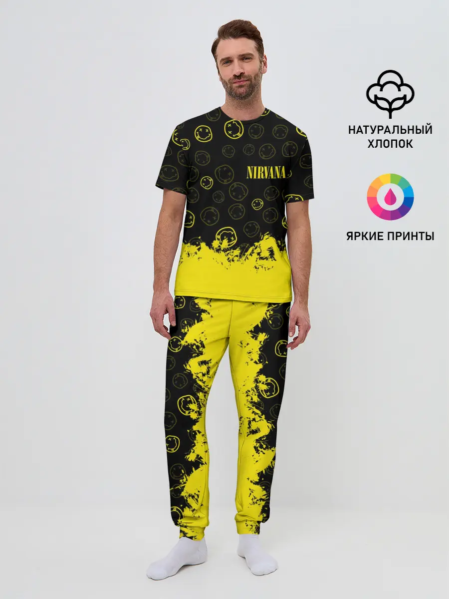 Мужская пижама с брюками / NIRVANA