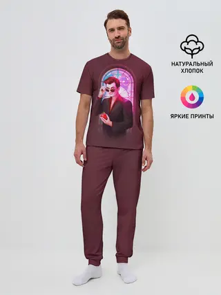 Мужская пижама с брюками / Good Omens