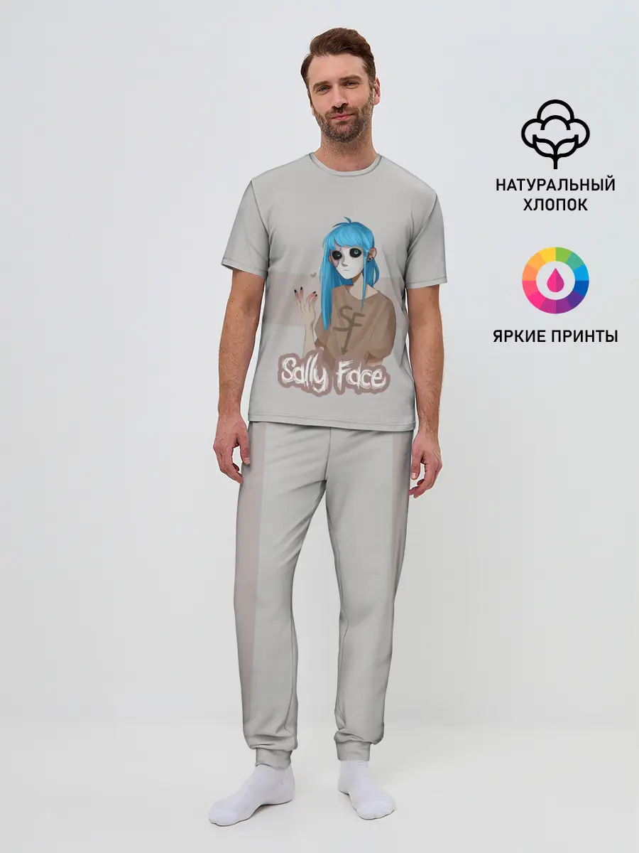 Мужская пижама с брюками / Sally Face