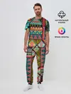 Мужская пижама с брюками / Африканский стиль