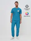 Мужская пижама с брюками / Poro Pocket Tee