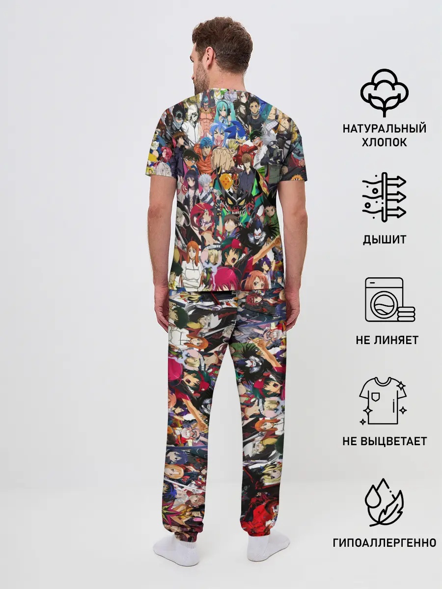 Мужская пижама с брюками / ANIME HEROES | АНИМЕ ГЕРОИ