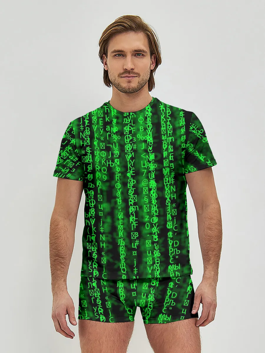 Мужские трусы с футболкой / Программная ошибка Баг 3D