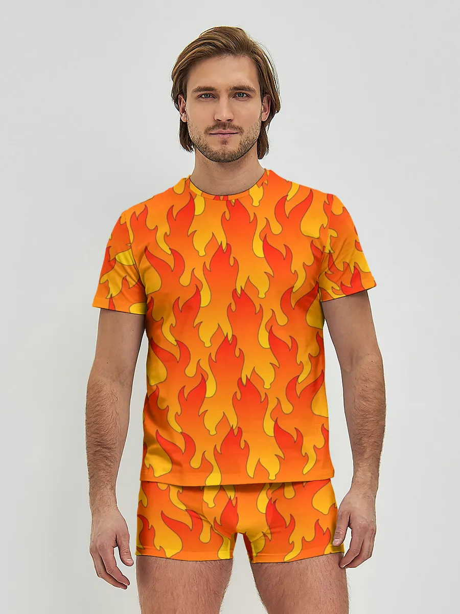 Мужские трусы с футболкой / ПЛАМЯ 2.0