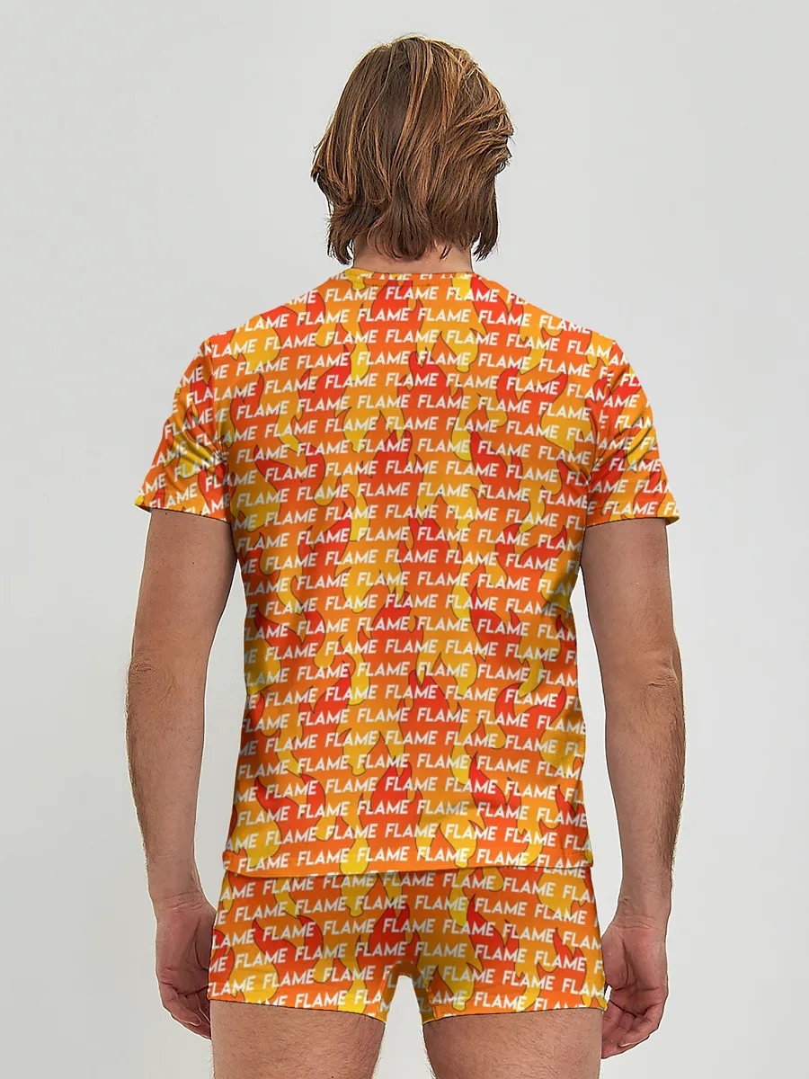 Мужские трусы с футболкой / РЫЖЕЕ ПЛАМЯ | GINGER FLAME