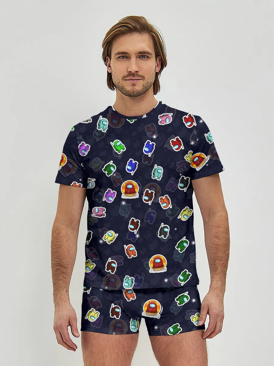 Мужские трусы с футболкой / Among Us