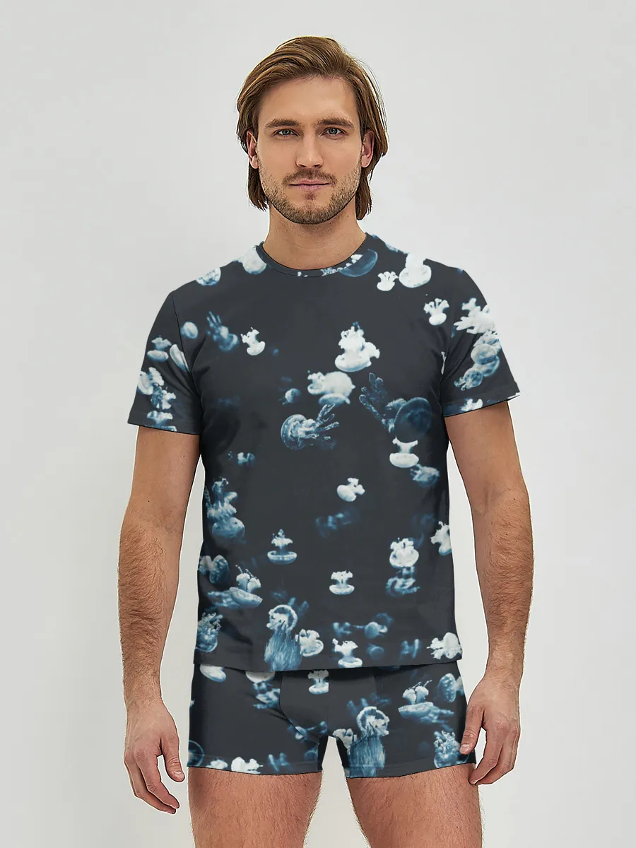 Мужские трусы с футболкой / Медузы