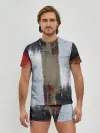 Мужские трусы с футболкой / Абстракция Красок