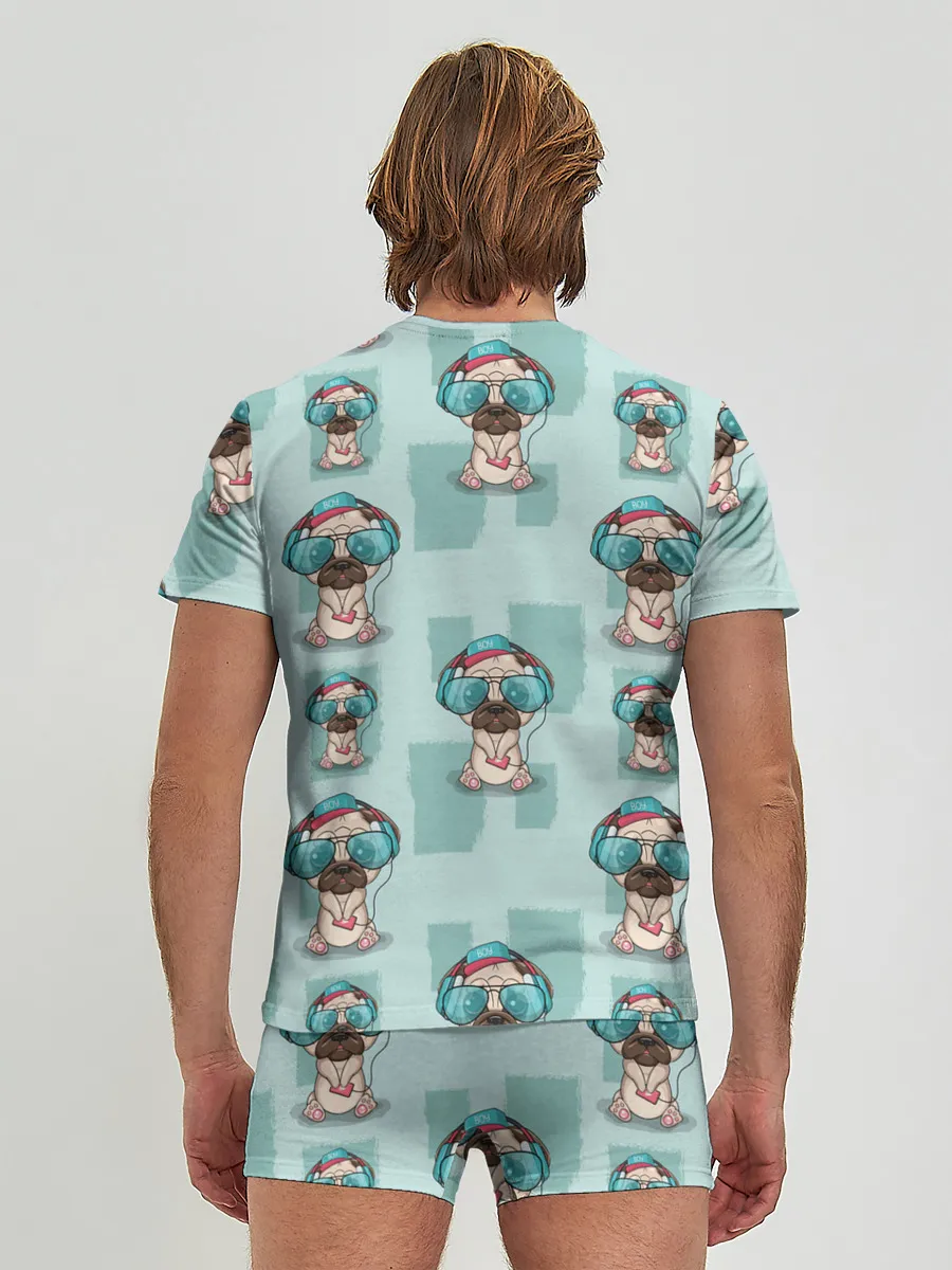 Мужские трусы с футболкой / Крутой песик