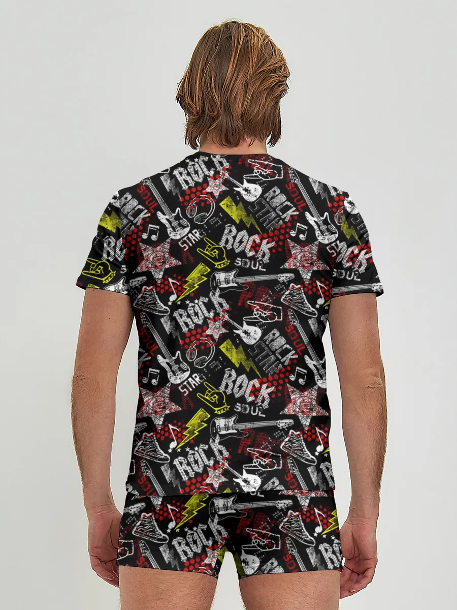 Мужские трусы с футболкой / ROCK MUSIC