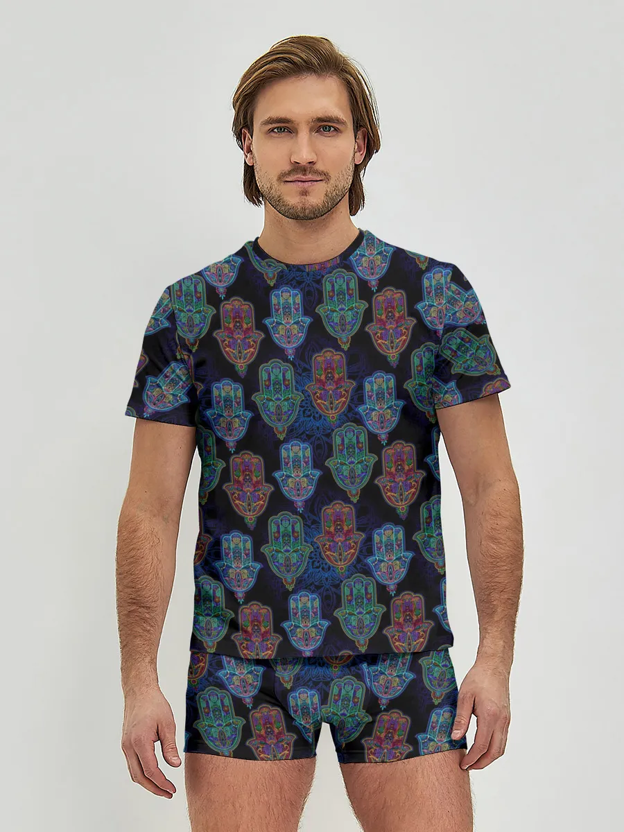 Мужские трусы с футболкой / Рука Бога