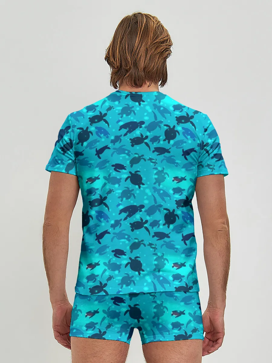 Мужские трусы с футболкой / Черепашки