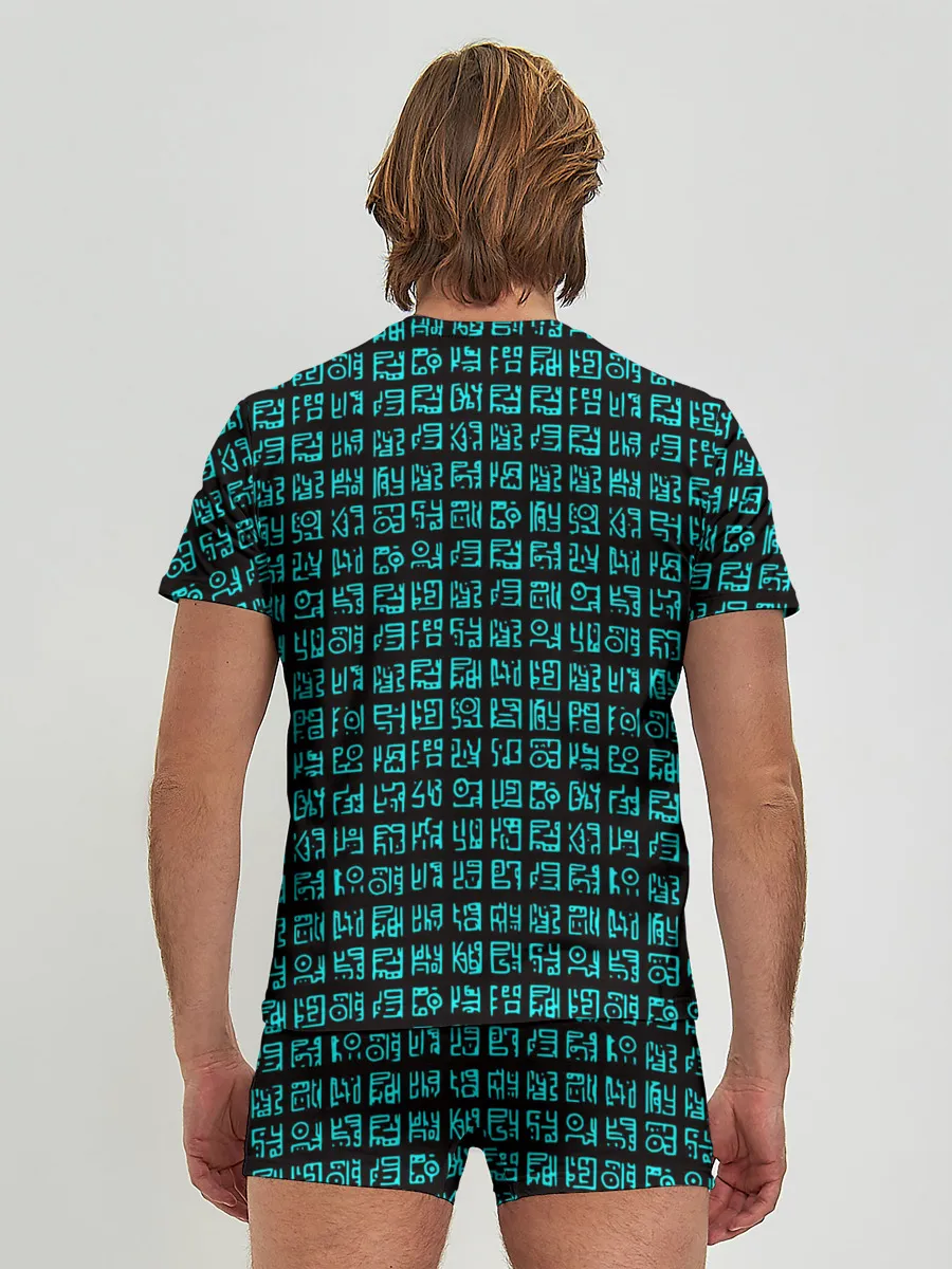 Мужские трусы с футболкой / Руны