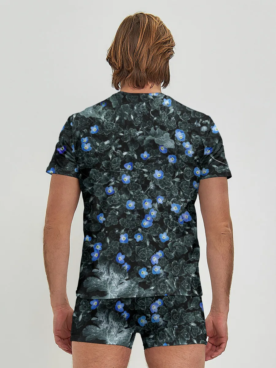 Мужские трусы с футболкой / Маленькие ЦветЫ