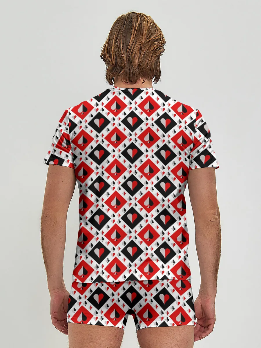 Мужские трусы с футболкой / Карточный Катала