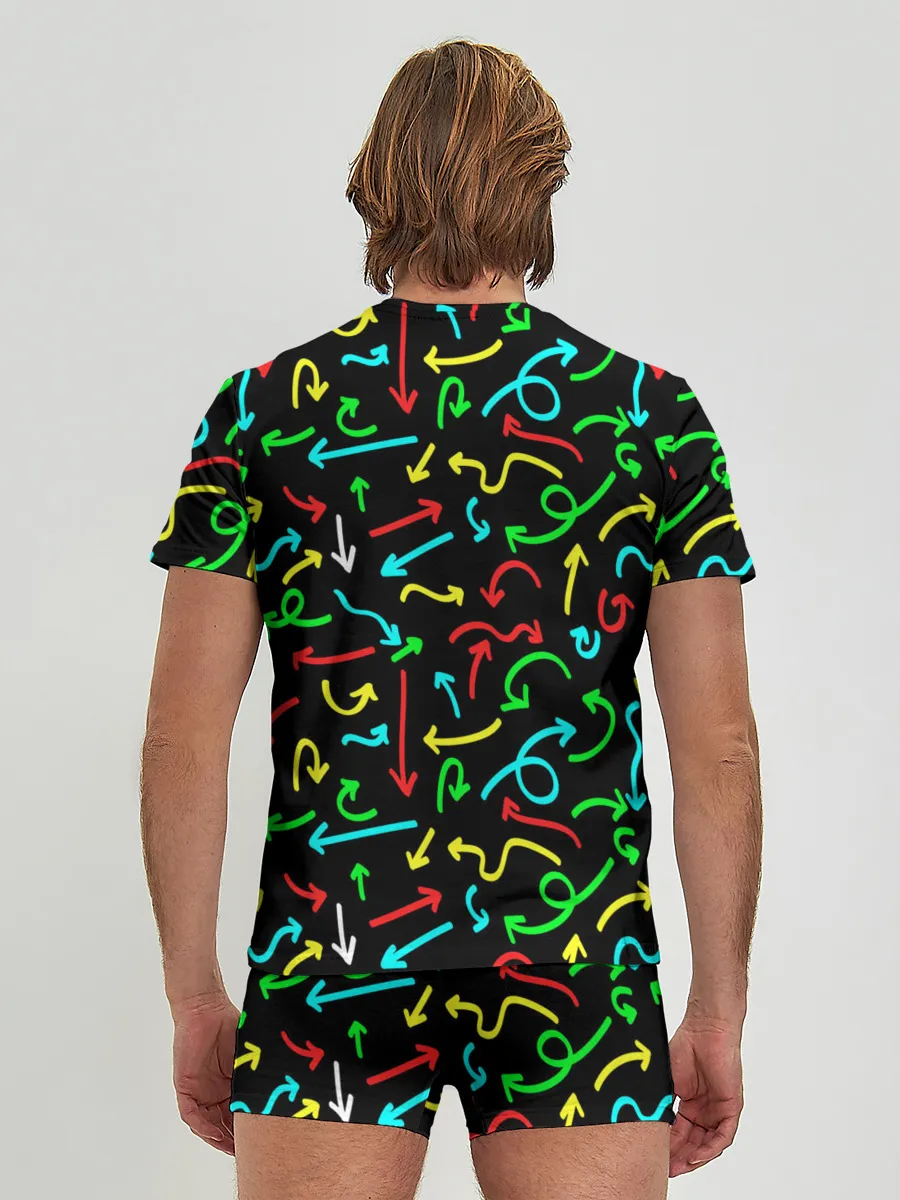 Мужские трусы с футболкой / Стрелочки