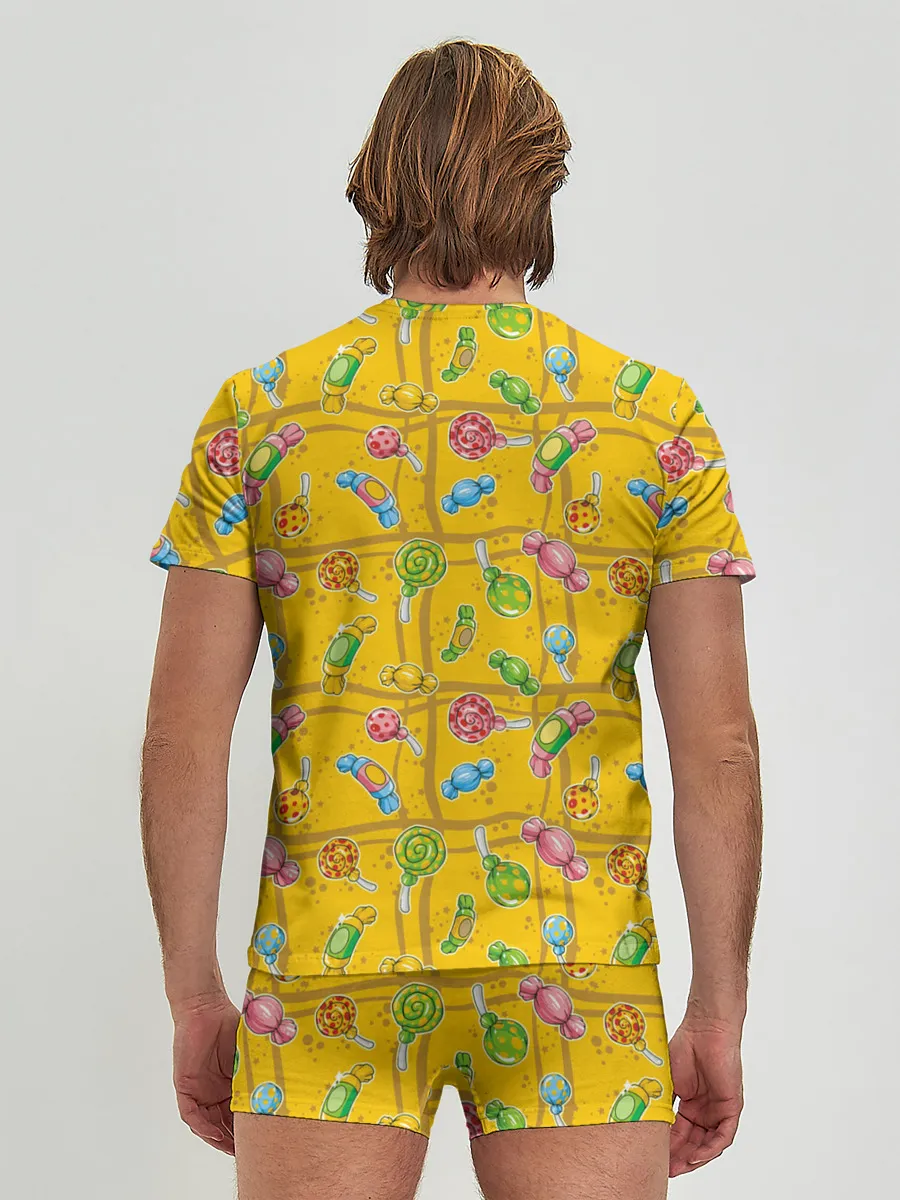 Мужские трусы с футболкой / Конфеты