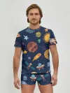 Мужские трусы с футболкой / Космический мир