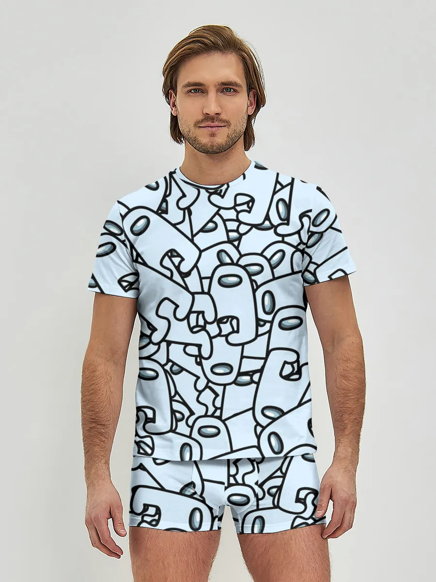 Мужские трусы с футболкой / among us mem