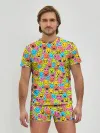 Мужские трусы с футболкой / Смайлики