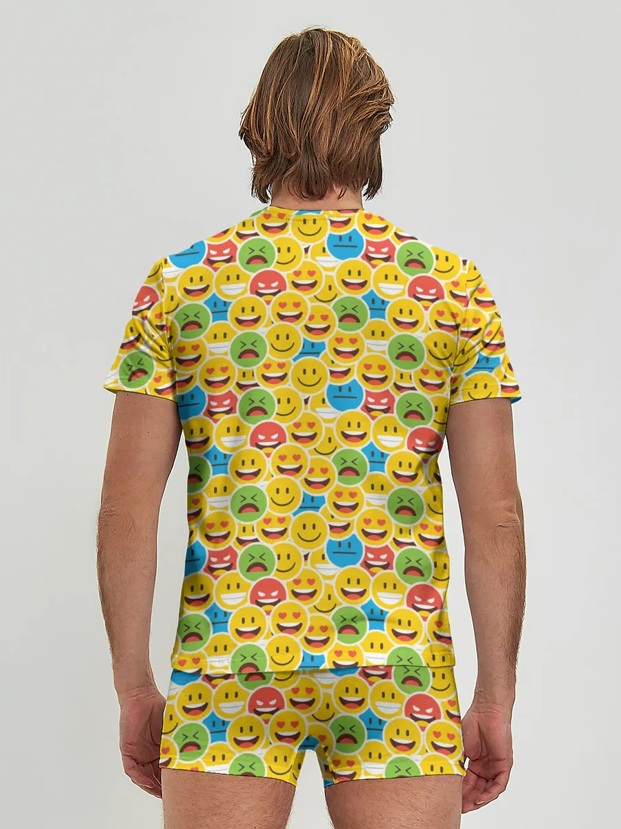 Мужские трусы с футболкой / Смайлики