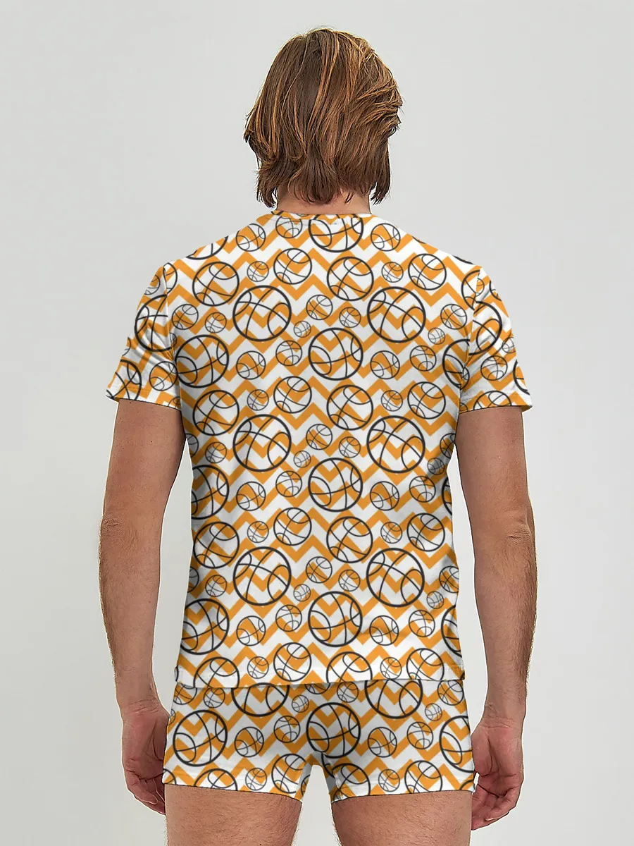 Мужские трусы с футболкой / Баскетбол