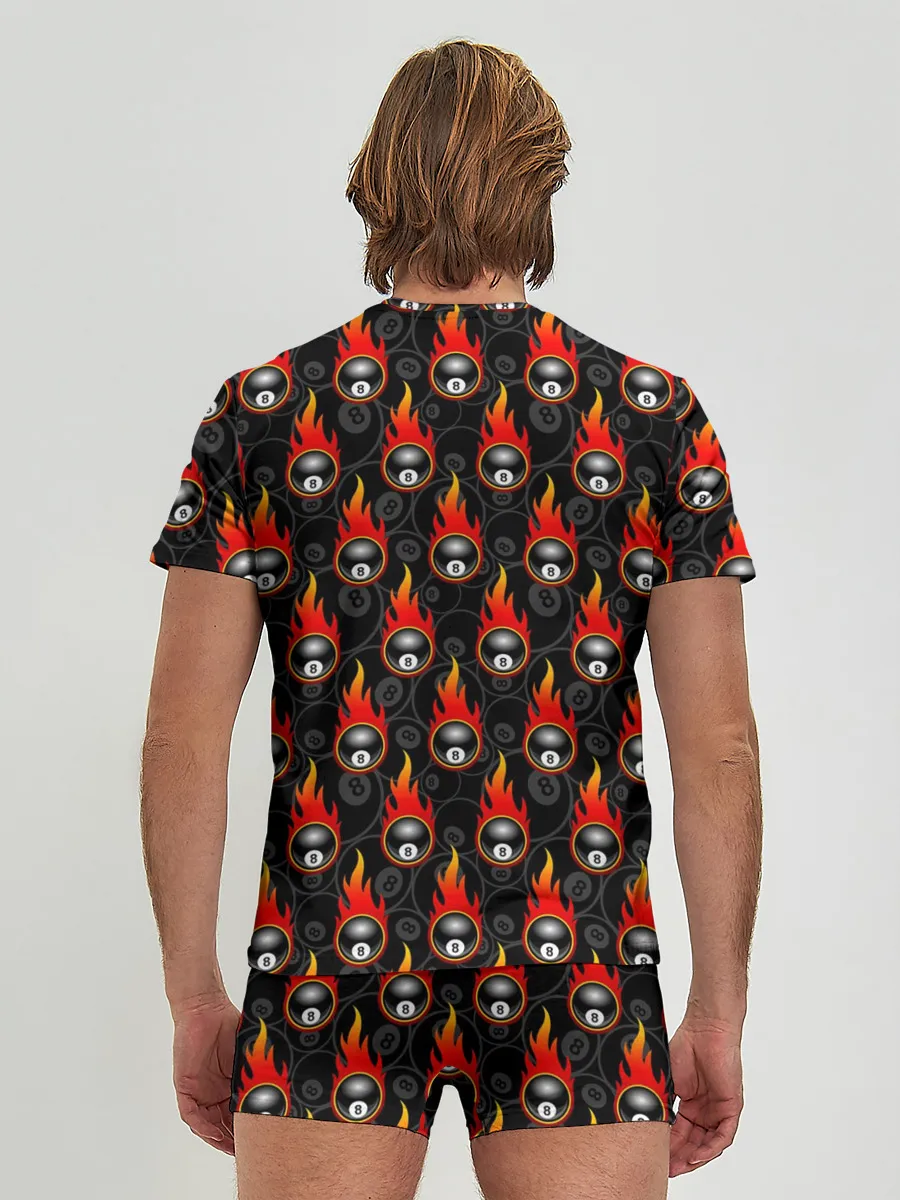 Мужские трусы с футболкой / Бильярдист