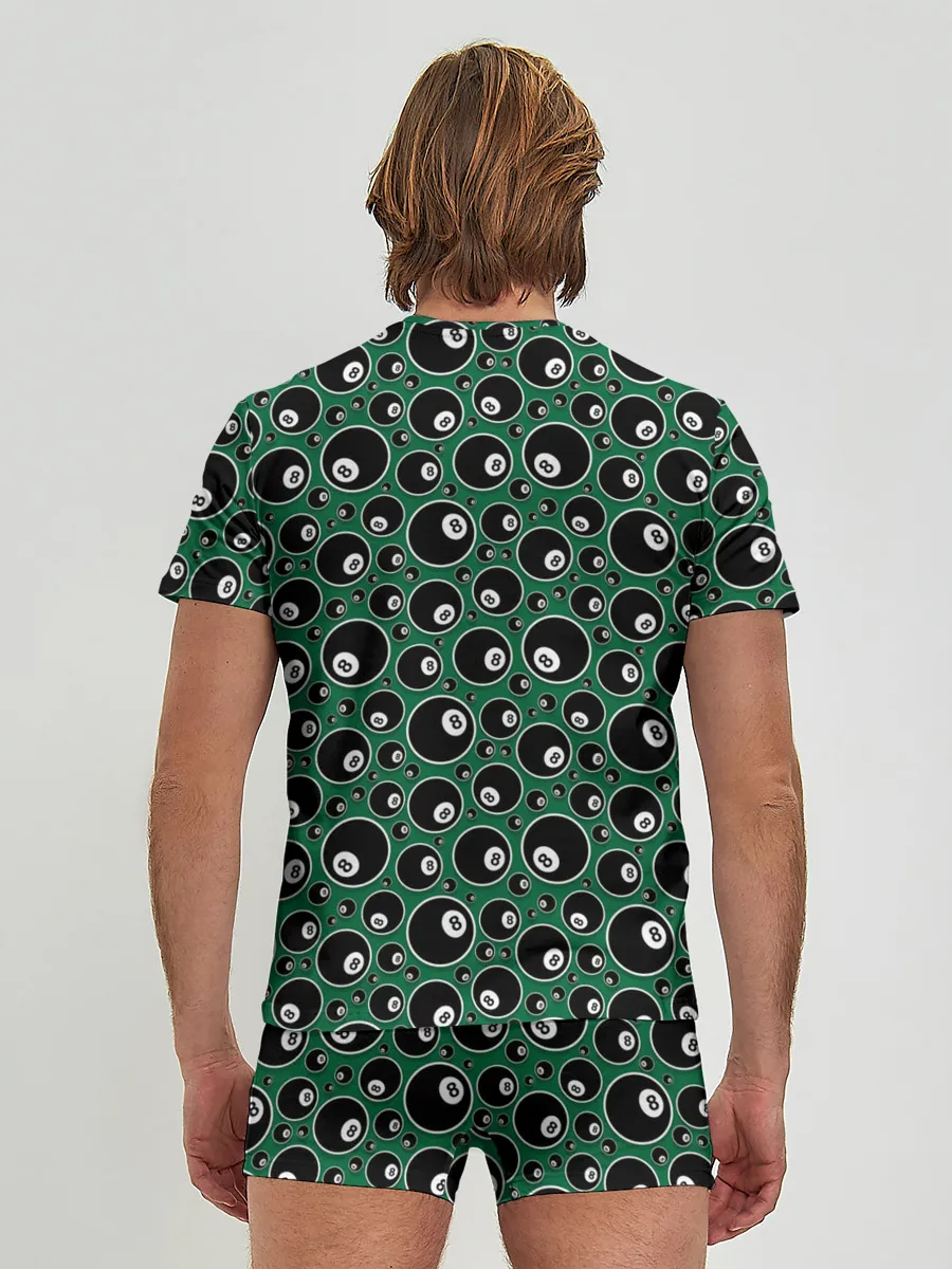 Мужские трусы с футболкой / Бильярдные Шары