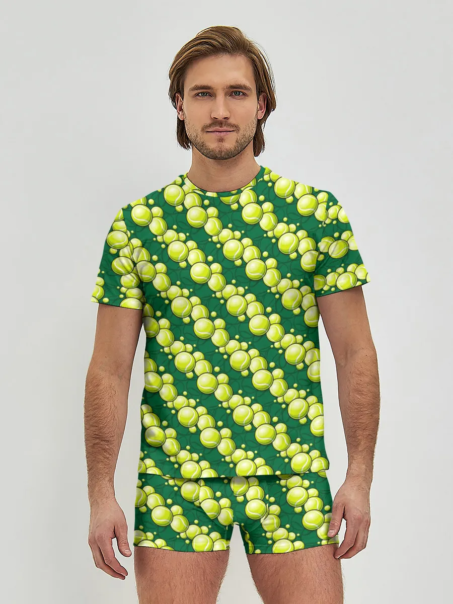 Мужские трусы с футболкой / Теннисные Мячики