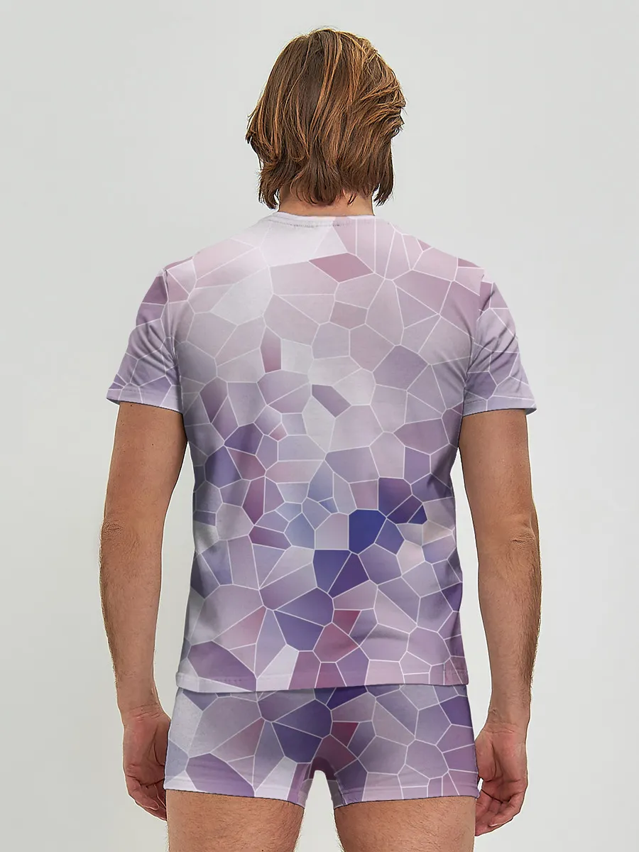 Мужские трусы с футболкой / Узор Мозаика