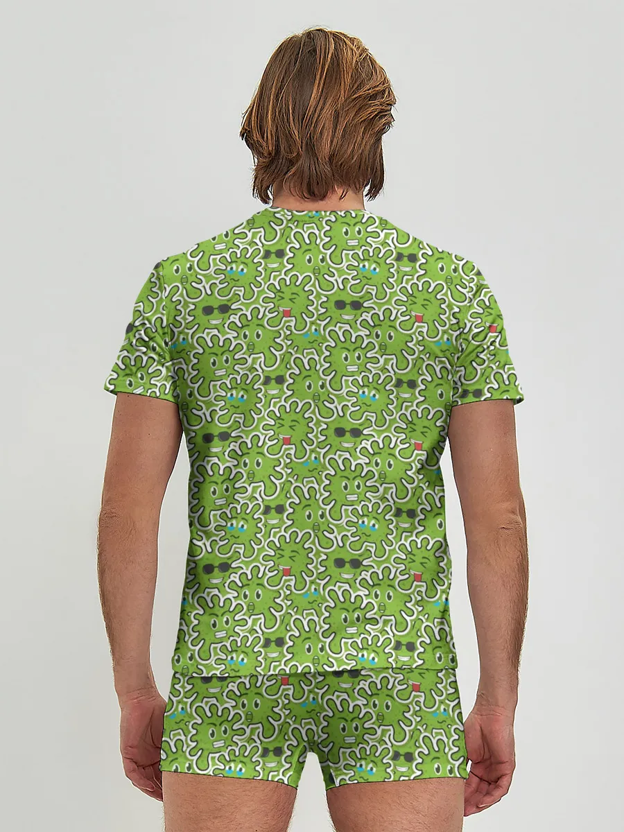 Мужские трусы с футболкой / КоронаВирус