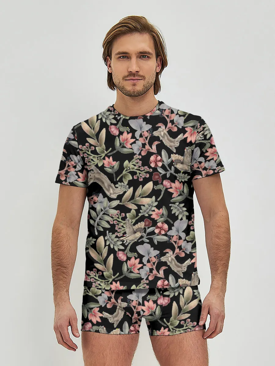 Мужские трусы с футболкой / Кролик и Синичка