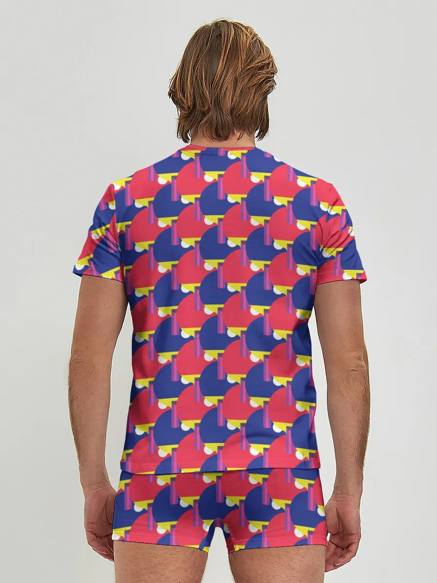 Мужские трусы с футболкой / Теннисные Ракетки