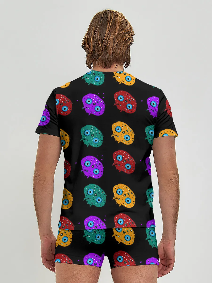 Мужские трусы с футболкой / Нашествие инопланетян-ктулху