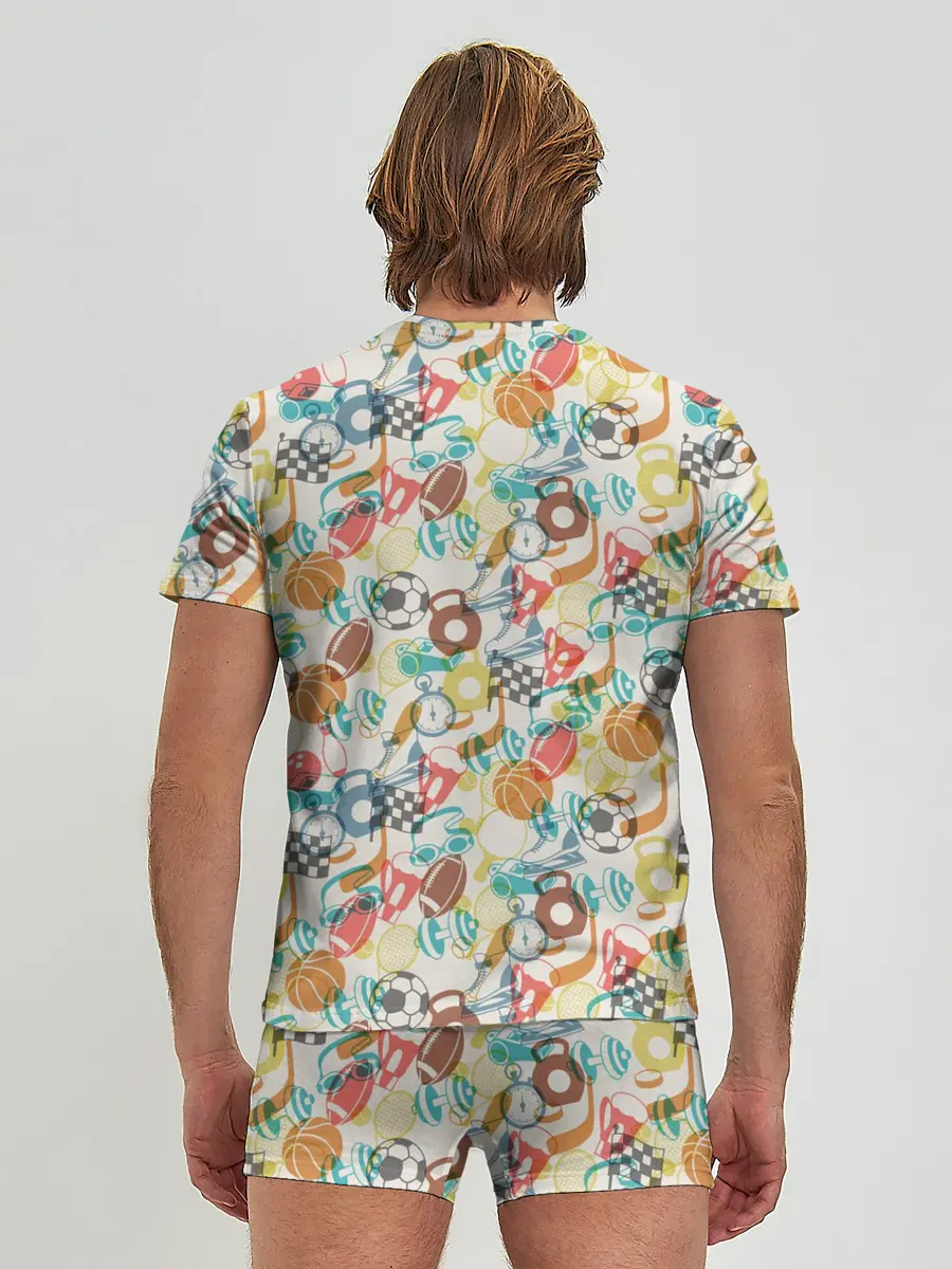 Мужские трусы с футболкой / Разный Спорт