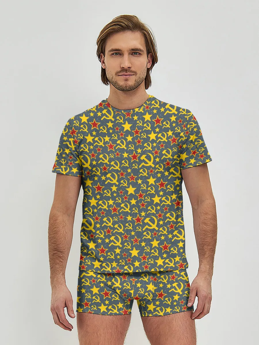 Мужские трусы с футболкой / Серп и Молот