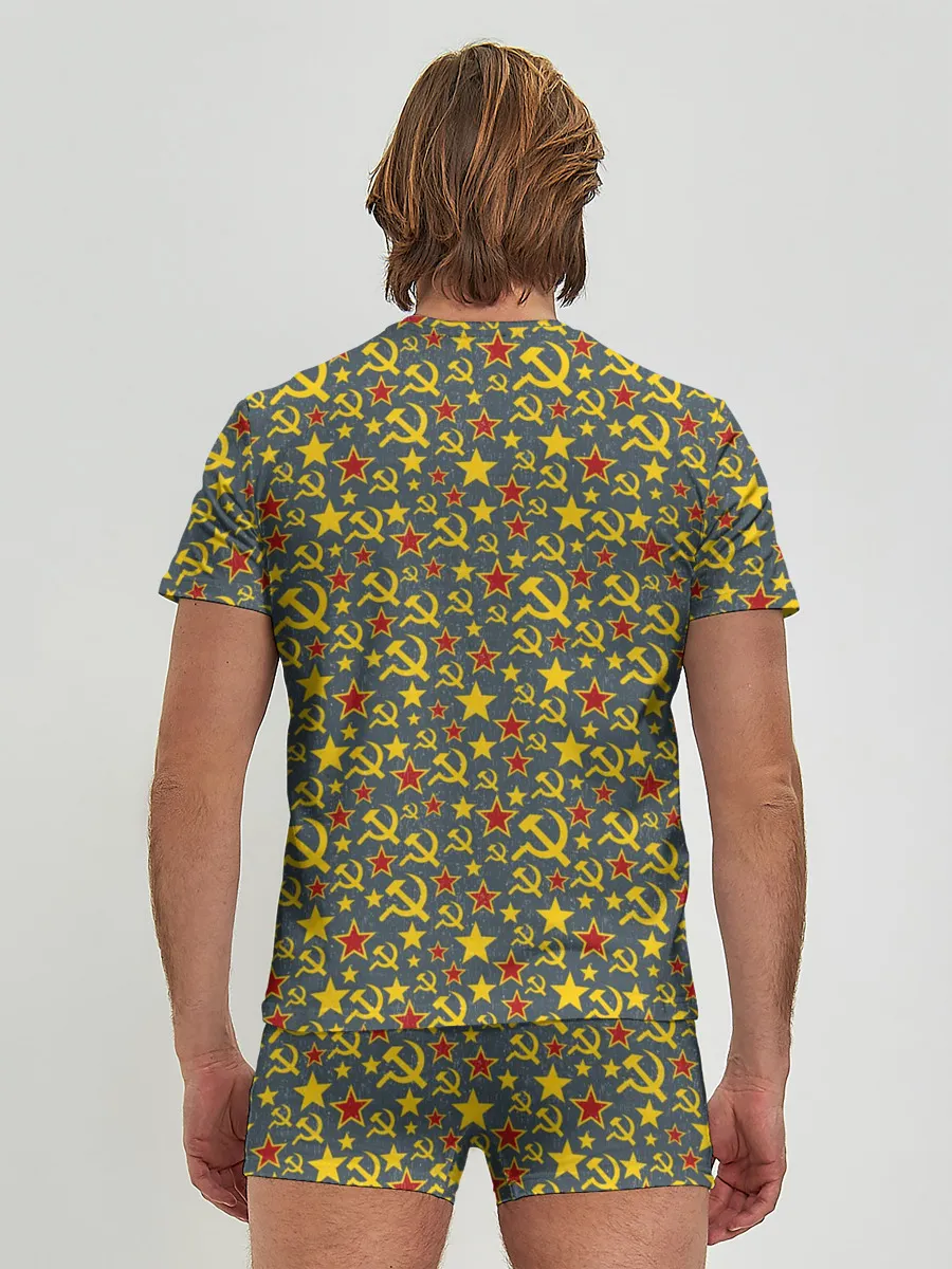 Мужские трусы с футболкой / Серп и Молот