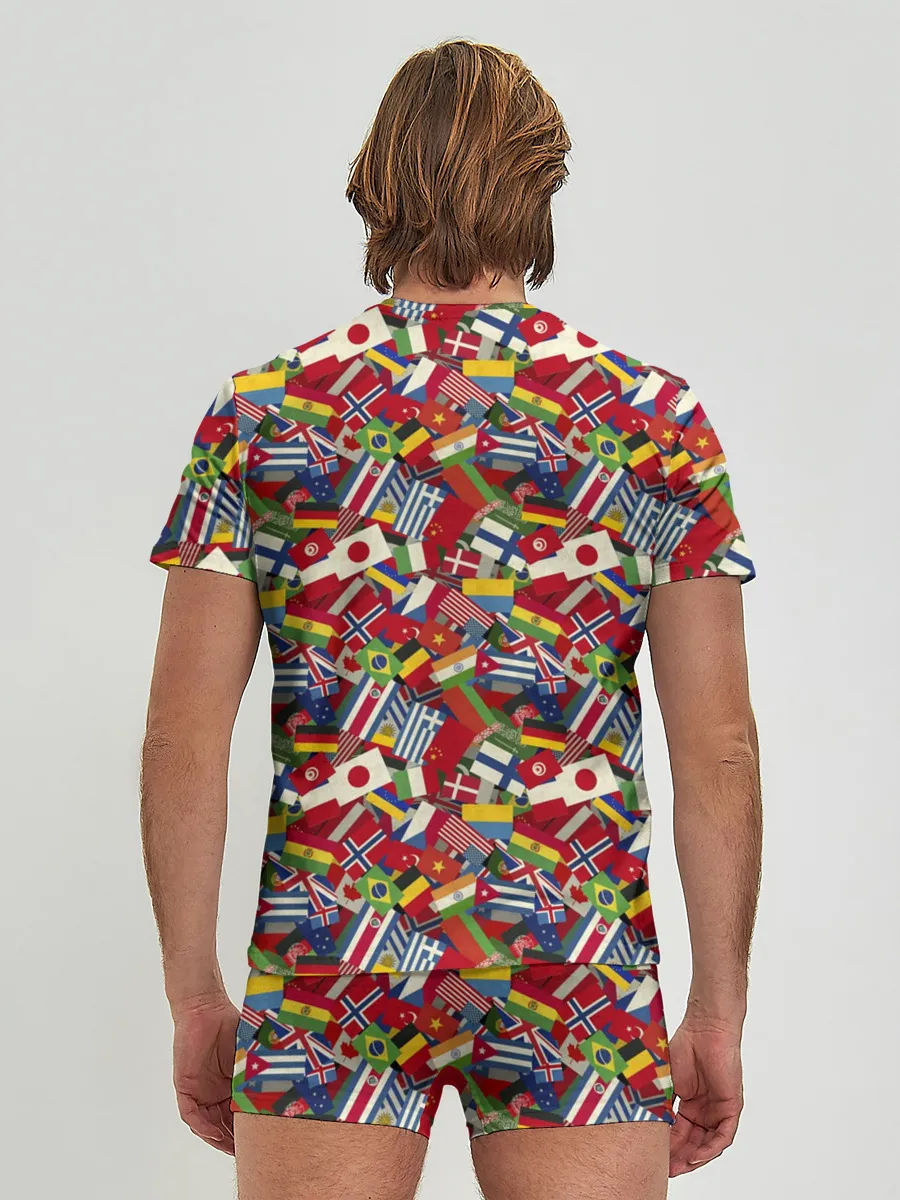 Мужские трусы с футболкой / Страны Мира