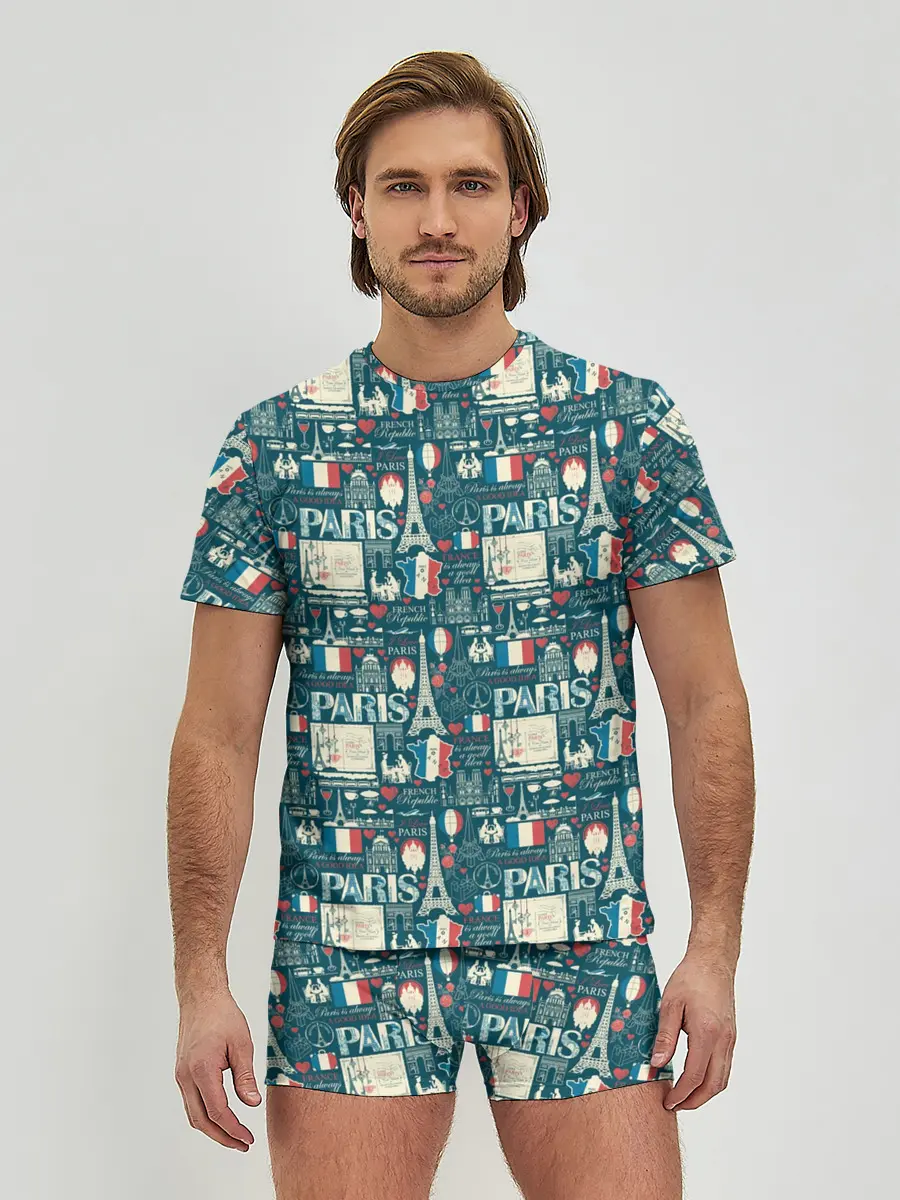 Мужские трусы с футболкой / PARIS