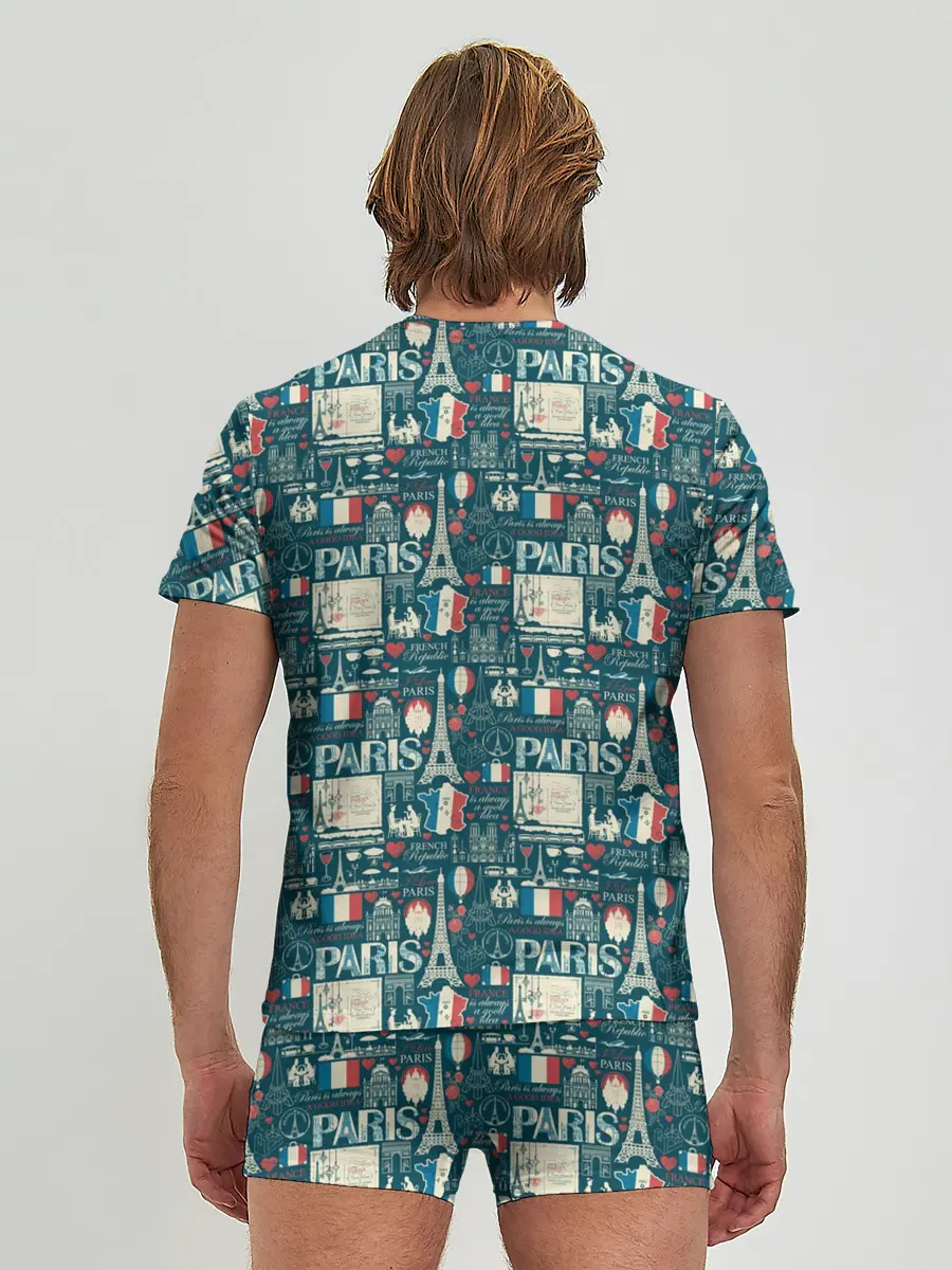 Мужские трусы с футболкой / PARIS