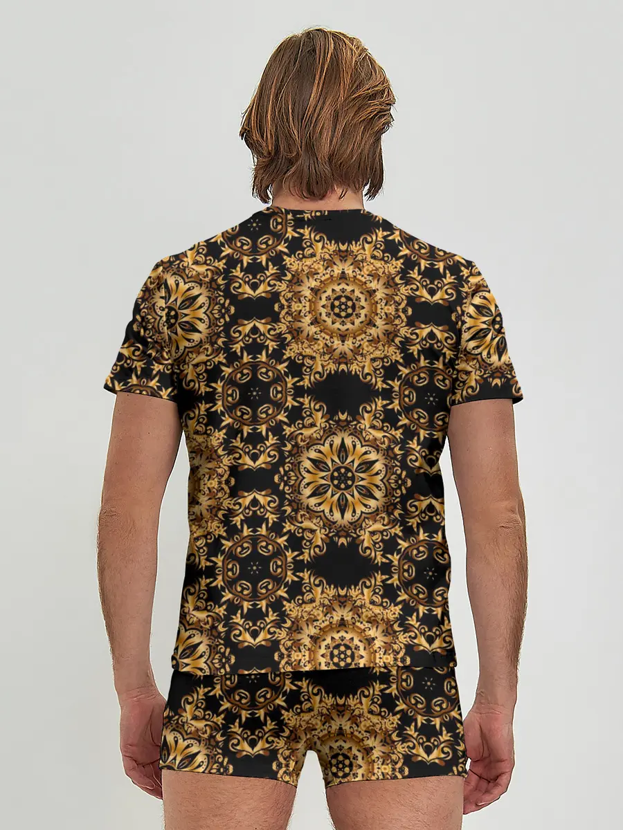 Мужские трусы с футболкой / классические узоры