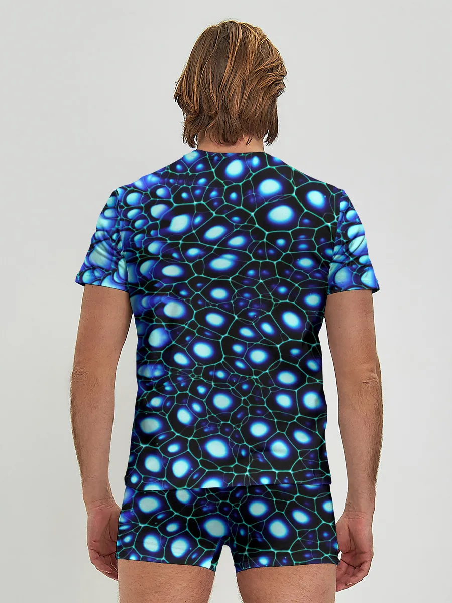 Мужские трусы с футболкой / Абстракция-макрокраска