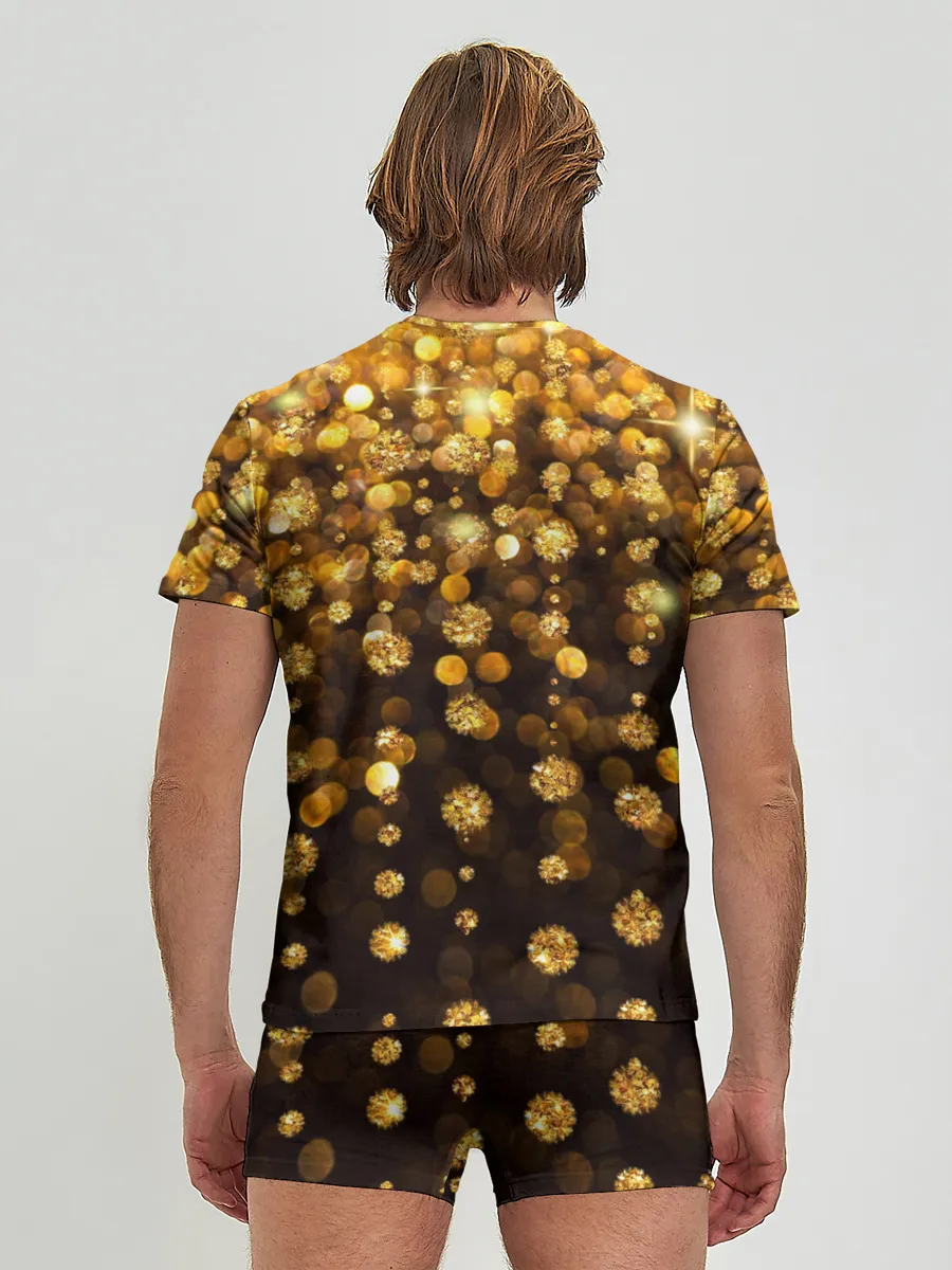 Мужские трусы с футболкой / ЗОЛОТЫЕ БЛЕСТКИ