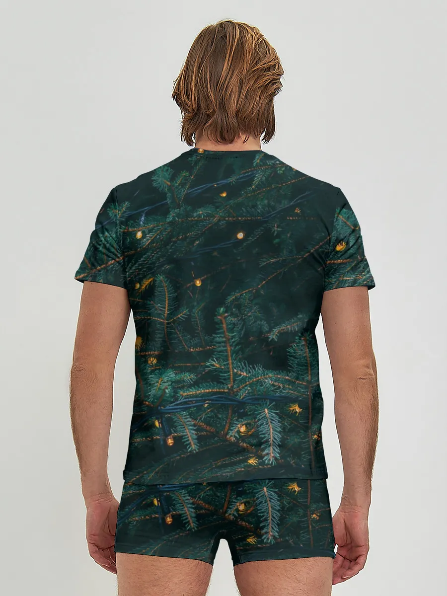 Мужские трусы с футболкой / Елка