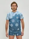 Мужские трусы с футболкой / Снежное Настроенние