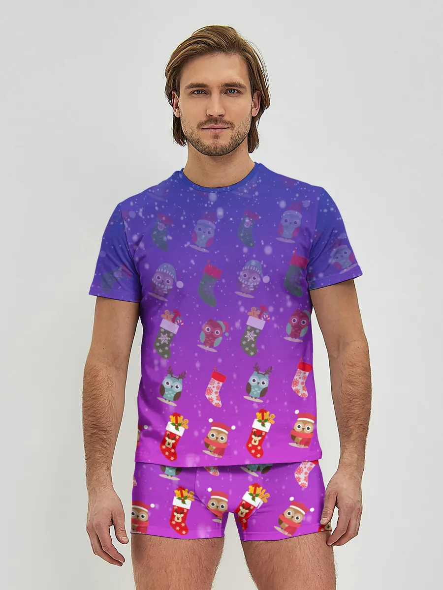 Мужские трусы с футболкой / Новый год